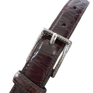 Brighton Silver plated women's belt